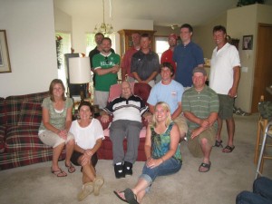 Some of the grandkids and grandpa in 2011